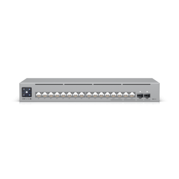 Ubiquiti Switch full managed Layer3 18 Port ? 4x 2,5 GbE ? 12x GbE ? PoE Budget 180W ? 4x PoE bt ? 12x PoE at ? 2x SFP+ ? UniFi 