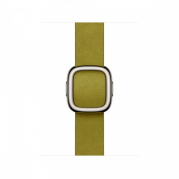 Pasek w kolorze zieleni Chartreuse z klamrą nowoczesną do koperty 42 mm - rozmiar M