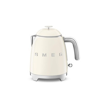Smeg KLF05CREU mini rychlovarná konvice, 0,8 l / 3 šálky, 1400 W, styl 50. let, krémová