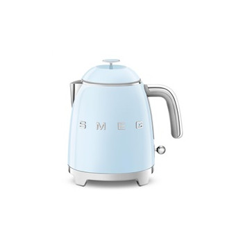 Smeg KLF05PBEU mini rychlovarná konvice, 0,8 l / 3 šálky, 1400 W, styl 50. let, pastelově modrá