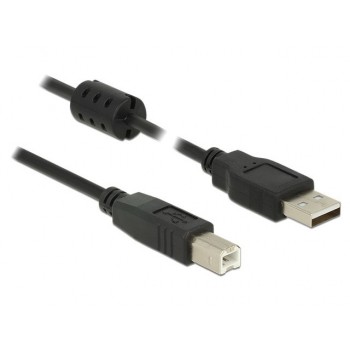 Kabel USB-A - USB-B M/M 2.0 3m Czarny