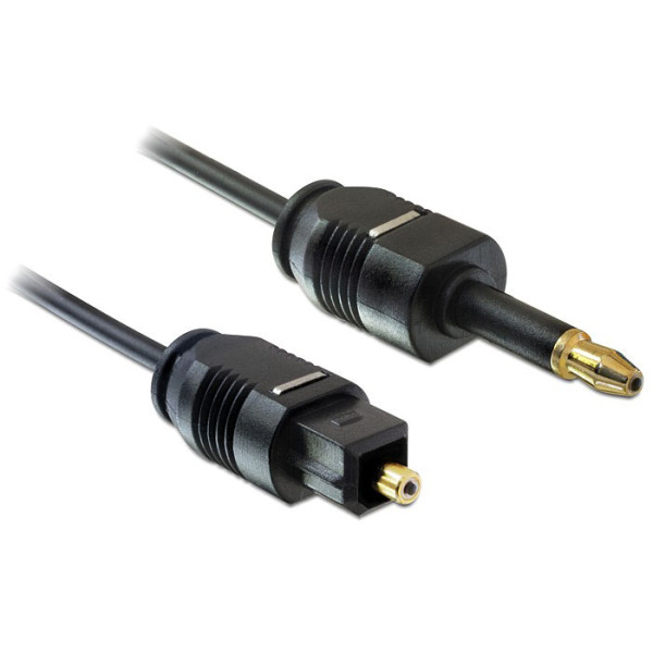 Toslink Kabel Delock Toslink - mini Toslink StSt 1.00m Toslink Kabel Delock Toslink - mini Toslink StSt 1.00m