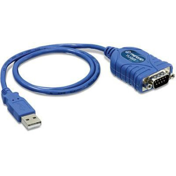 TRENDnet USB to Serial Converter TU-S9, RS-232, USB 1.1, Male/Male, Blue