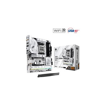 ASRock MB Sc AM5 X870 STEEL LEGEND WIFI, AMD X870, 4xDDR5, 1xHDMI, 2xThunderbolt, WI-FI