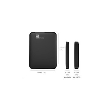 WD Elements SE Portable 1TB Ext. 2.5" USB3.0, Black
