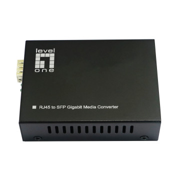 LevelOne GVT-2015 konwerter sieciowy 1000 Mbit s Multifunkcyjny, Pojedynczy Czarny