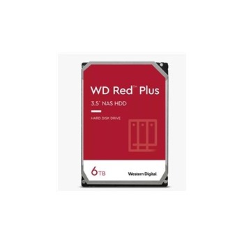 WD RED PLUS NAS WD60EFZX 6TB SATAIII/600 128MB cache 185 MB/s CMR