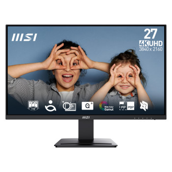 MSI Pro MP273U monitor komputerowy 68,6 cm (27") 3840 x 2160 px 4K Ultra HD Czarny