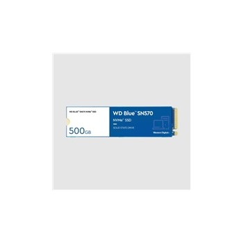 WD BLUE SSD NVMe 500GB PCIe SN 570, Gen3 8 Gb/s, (R:3500, W:2300MB/s)