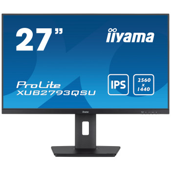 iiyama XUB2793QSU-B7 monitor komputerowy 68,6 cm (27") 2560 x 1140 px Wide Quad HD LED Czarny