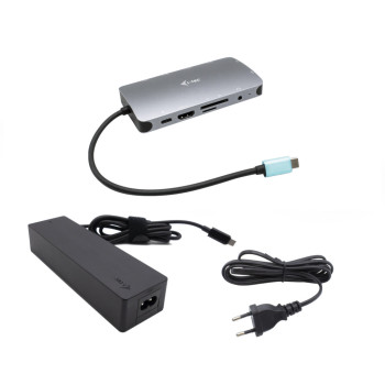 i-tec Metal C31NANOVGA100 stacja dokująca Przewodowa USB 3.2 Gen 1 (3.1 Gen 1) Type-C Szary