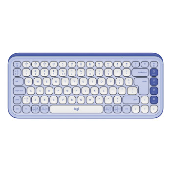 Logitech POP Icon Keys klawiatura Uniwersalne Bluetooth QWERTY Amerykański międzynarodowy Liliowy, Biały