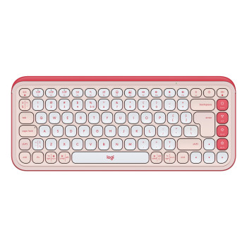 Logitech POP Icon Keys klawiatura Uniwersalne Bluetooth QWERTY Amerykański międzynarodowy Różowy, Biały