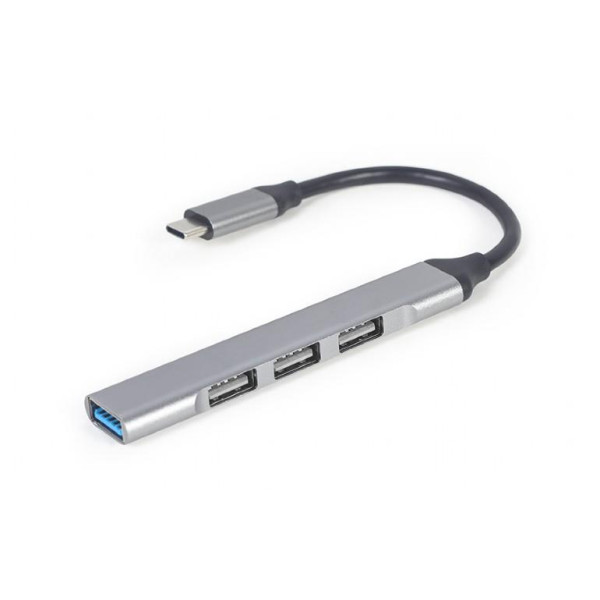 I/O HUB USB-C 4PORT/UHB-CM-U3P1U2P3-03 GEMBIRD I/O HUB USB-C 4PORT/UHB-CM-U3P1U2P3-03 GEMBIRD