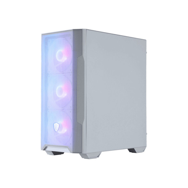 MSI MAG FORGE M100R Midi Tower Przezroczysty, Biały MSI MAG FORGE M100R Midi Tower Przezroczysty, Biały