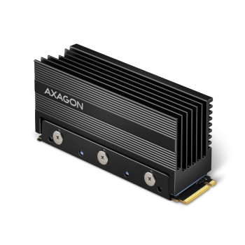 Axagon CLR-M2XL system chłodzenia komputerów M.2 NVMe SSD Radiator Czarny 1 szt.
