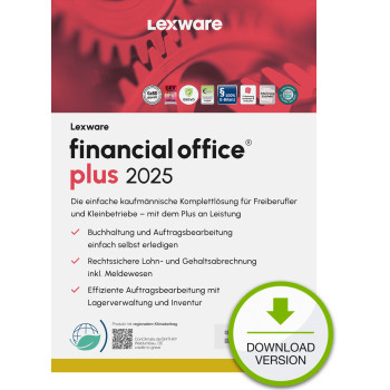 Lexware financial office plus 2025 Download Jahresversion (365-Tage) Księgowość 1 lat(a)