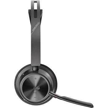 POLY Zestaw słuchawkowy Voyager Focus 2 z certyfikatem Microsoft Teams USB-C-C + przejściówka USB-C A
