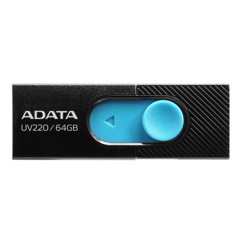 ADATA UV220 pamięć USB 64 GB USB Typu-A 2.0 Czarny, Niebieski