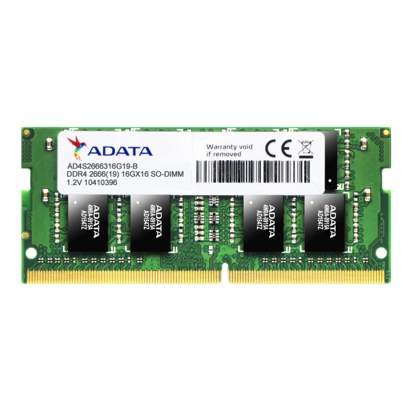 ADATA AD4S266638G19-S moduł pamięci 8 GB 1 x 8 GB DDR4 2666 MHz ADATA AD4S266638G19-S moduł pamięci 8 GB 1 x 8 GB DDR4 2666 MHz
