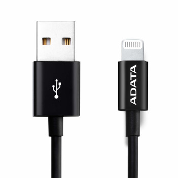 ADATA AMFIPL-1M-CBK kabel Lightning Czarny