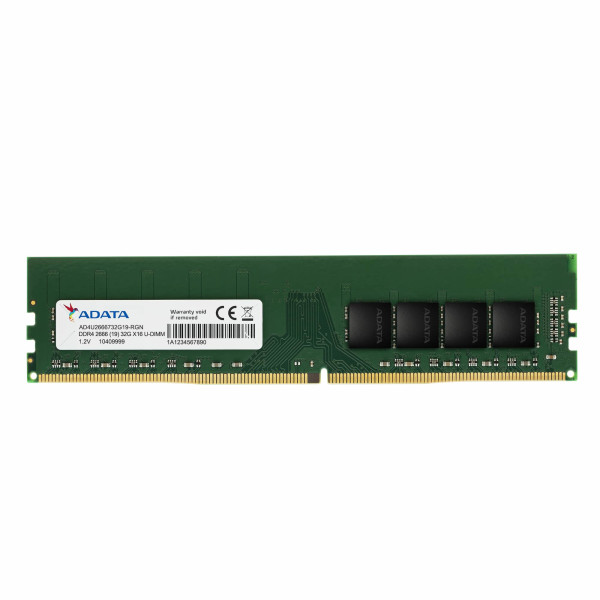 ADATA AD4U26668G19-RGN moduł pamięci 8 GB 1 x 8 GB DDR4 2666 MHz ADATA AD4U26668G19-RGN moduł pamięci 8 GB 1 x 8 GB DDR4 2666 MHz
