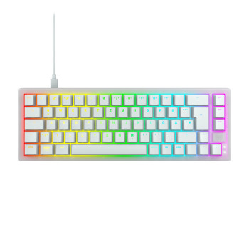 CHERRY K5V2 Compact klawiatura Gaming USB QWERTZ Niemiecki Biały