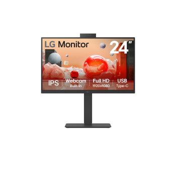 LG 24BA850-B monitor komputerowy 60,5 cm (23.8") 1920 x 1080 px Full HD Czarny