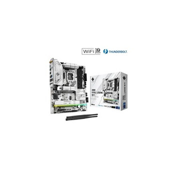 ASRock MB Sc LGA1851 Z890 STEEL LEGEND WIFI, Intel Z890, 4xDDR5, 1xHDMI, 2xThunderbolt, WI-FI
