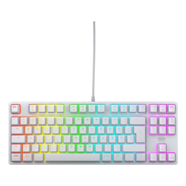 CHERRY K4V2 TKL klawiatura Gaming USB QWERTZ Niemiecki Biały CHERRY K4V2 TKL klawiatura Gaming USB QWERTZ Niemiecki Biały