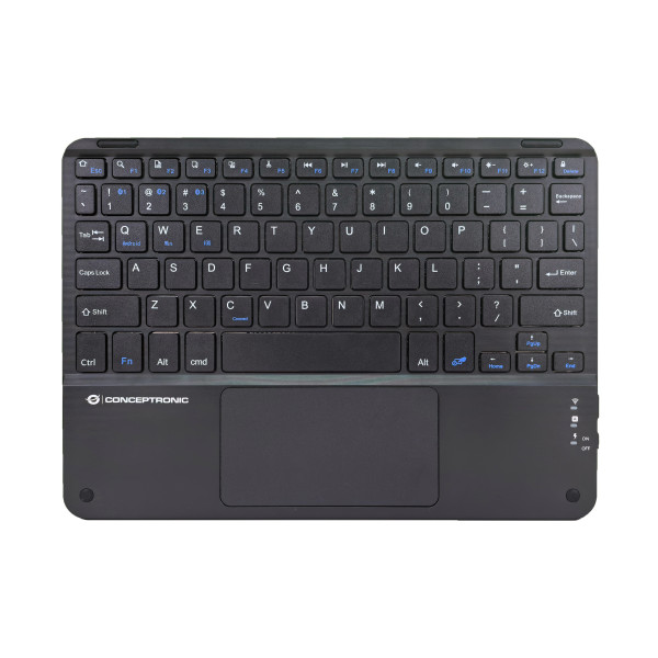 Conceptronic TOBIN01BUS klawiatura Uniwersalne Bluetooth QWERTY US English Czarny Conceptronic TOBIN01BUS klawiatura Uniwersalne Bluetooth QWERTY US English Czarny