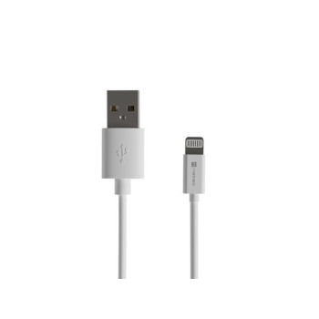 Kabel Natec Prati Lightning / iPhone - USB-A 2m MFI Biały