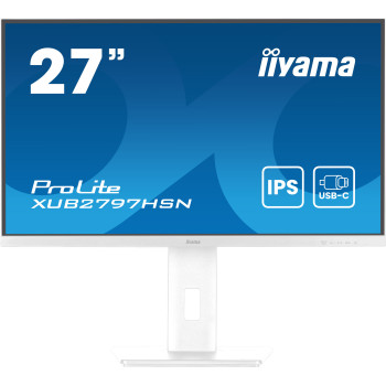 iiyama ProLite XUB2797HSN-W2 monitor komputerowy 68,6 cm (27") 1920 x 1080 px Full HD LED Biały