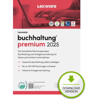 Lexware buchhaltung premium 2025 Download Jahresversion (365-Tage) Księgowość 1 lat(a)
