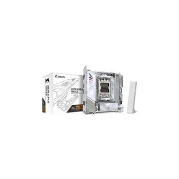 GIGABYTE MB Sc AM5 X870I AORUS PRO ICE, AMD X870, 2xDDR5, 1xHDMI, 1xThunderbolt, WiFi, Mini-ITX