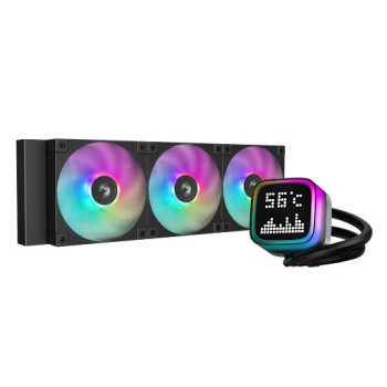 DeepCool R-LP360-BKMSNC-G-1 system chłodzenia komputerów Obudowa komputera, Procesor Chłodnica cieczy all-in-one 12 cm Czarny 1