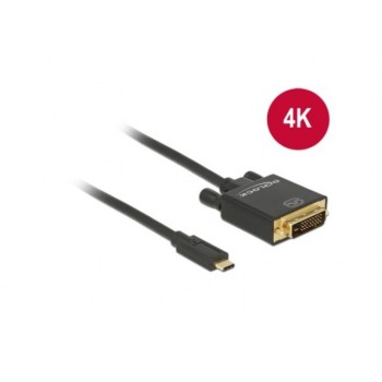 Kabel USB-C - DVI (24+1) M/M 2m 4K