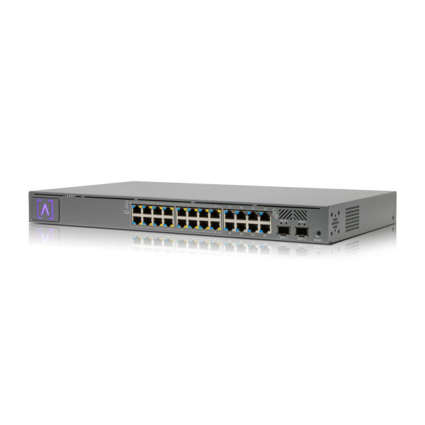 Alta Labs Switch 24-port PoE Managed Gigabit Ethernet (10/100/1000) Power over Ethernet (PoE) 1U Graphite Alta Labs Switch 24-port PoE Managed Gigabit Ethernet (10/100/1000) Power over Ethernet (PoE) 1U Graphite