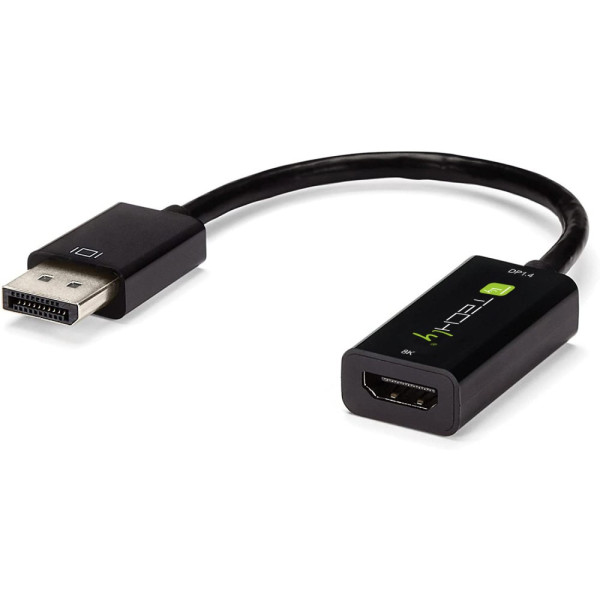 Techly IADAP DP-HDMIF8K adapter kablowy 0,2 m DisplayPort HDMI Typu A (Standard) Czarny Techly IADAP DP-HDMIF8K adapter kablowy 0,2 m DisplayPort HDMI Typu A (Standard) Czarny