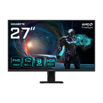 GIGABYTE GS27FA monitor komputerowy 68,6 cm (27") 1920 x 1080 px Full HD LCD Czarny