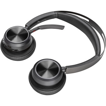 POLY Zestaw słuchawkowy Voyager Focus 2 USB-C-C + przejściówka USB-C A