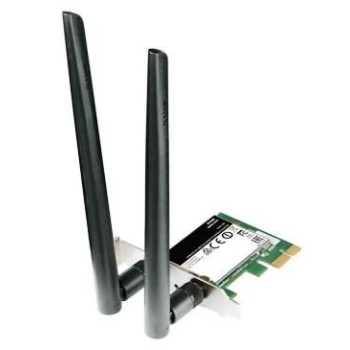 D-Link AC1200 DUALBAND PCIE ADAPTER DWA-582, Internal, Wired, PCI Express, WLAN, Wi-Fi 4 (802.11n), 867 Mbit/s
