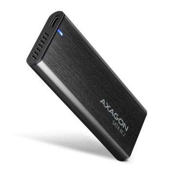 Axagon EEM2-SBC externes Gehäuse für M.2 SSDs USB-C 3.2 Gen 2 - schwarz Obudowa SSD Czarny