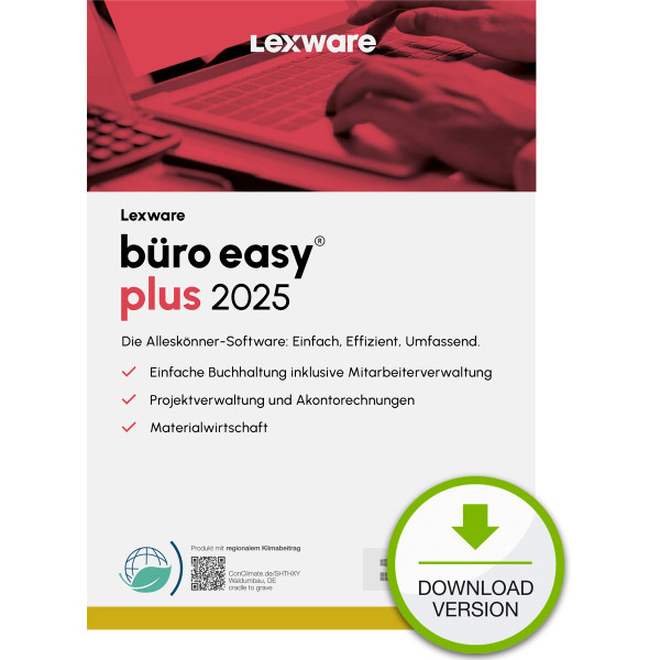 Lexware büro easy plus 2025 "unbegrenzte Laufzeit" Download Księgowość Lexware büro easy plus 2025 "unbegrenzte Laufzeit" Download Księgowość