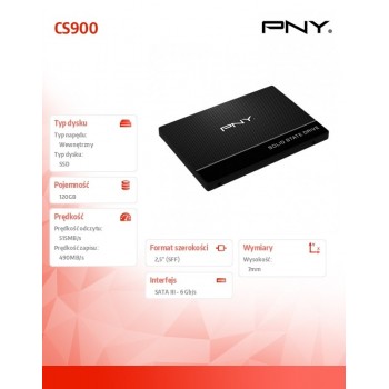 SSD 120GB 2,5 SATA3 SSD7CS900 515/490MB/s