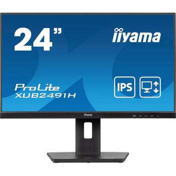 iiyama ProLite XUB2491H-B1 monitor komputerowy 60,5 cm (23.8") 1920 x 1080 px Full HD LED Czarny
