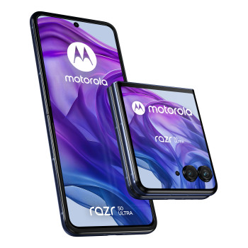 Motorola razr 50 Ultra 17,5 cm (6.9") Dual SIM Android 14 5G USB Type-C 12 GB 512 GB 4000 mAh Granatowy (marynarski)