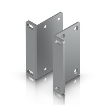Ubiquiti Replacement rack ears for UniFi 1U or 2U rack-mount devices with included Precision Rack Mount inserts and screws.