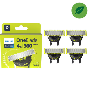 Philips Norelco OneBlade OneBlade 360 QP440 50 4 x Wymienne ostrze 360
