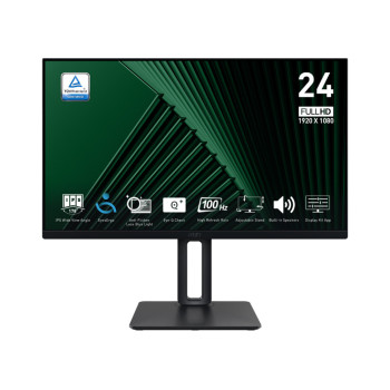 MSI Pro MP245PG monitor komputerowy 60,5 cm (23.8") 1920 x 1080 px Full HD LCD Czarny